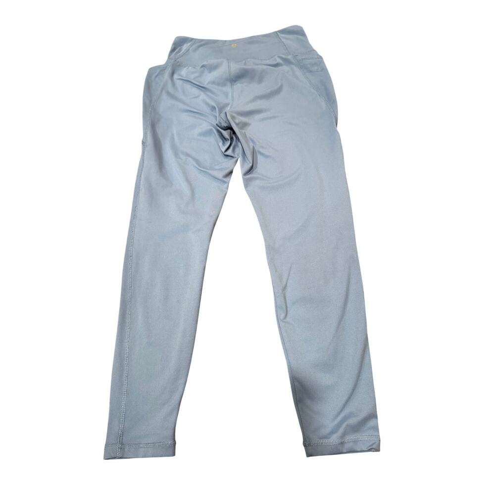 Danskin Blue High-Waisted Leggings – Size Medium w/pockets